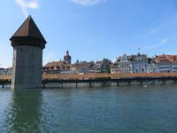 Glacier-Bernina-Reise, Fahrt zum Säntis - Stopp in Luzern - Kapellbrücke
