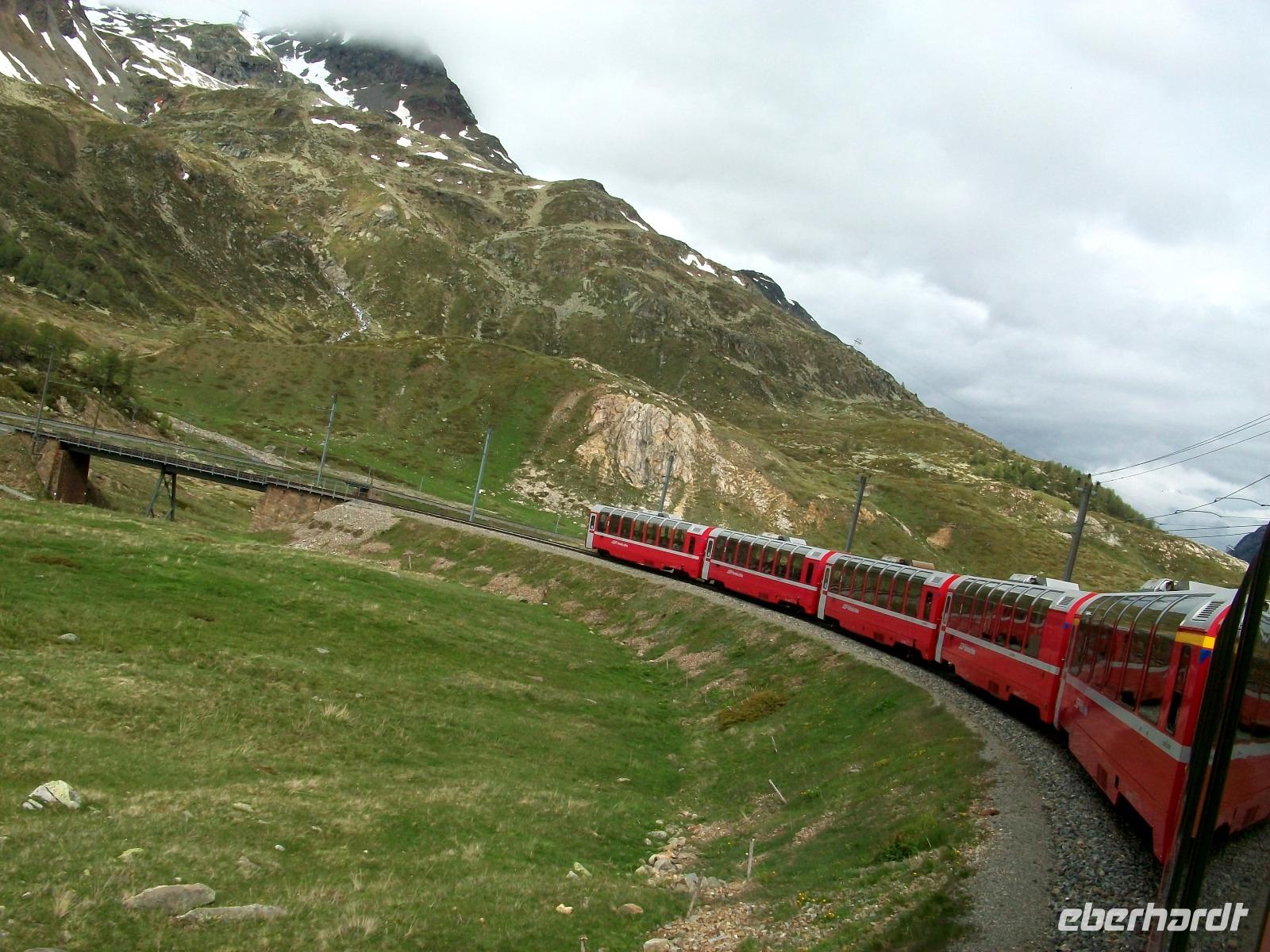 Fahrt mit dem Bernina - Express