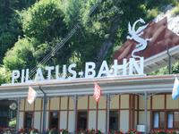 Die Talstation der Pilatusbahn in Alpnachstad