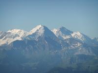 Blick vom Pilatus zu Eiger, Mönch, Jungfrau...