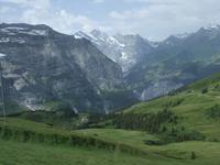 Blick aus der Jungfraubahn