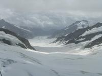 Blick auf den Aletschgletscher