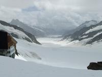 Blick vom Gletscherplateau