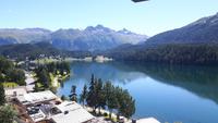 Ortsführung in St. Moritz (Blick auf den St. Moritz-See)