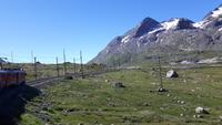 Fahrt mit dem Bernina-Express