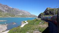 Fahrt mit dem Bernina-Express (Lago Bianco)