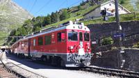 Fahrt mit dem Bernina-Express (Foto-Halt in 