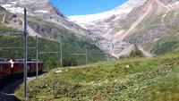 Fahrt mit dem Bernina-Express