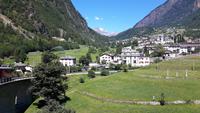 Fahrt mit dem Bernina-Express (Kreisviadukt von Brusio)