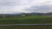 Fahrt nach St. Gallen (Blick auf den Säntis)