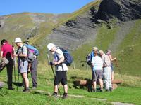 auf dem First kurz vor dem Start