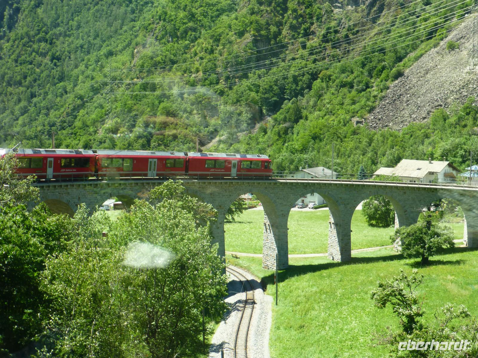Fahrt mit dem Bernina Express
