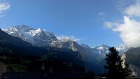 Wengen, Blick vom Hotel