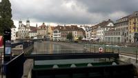 Luzern, Stadtführung mit Susy,Blick von der Spreuerbrücke