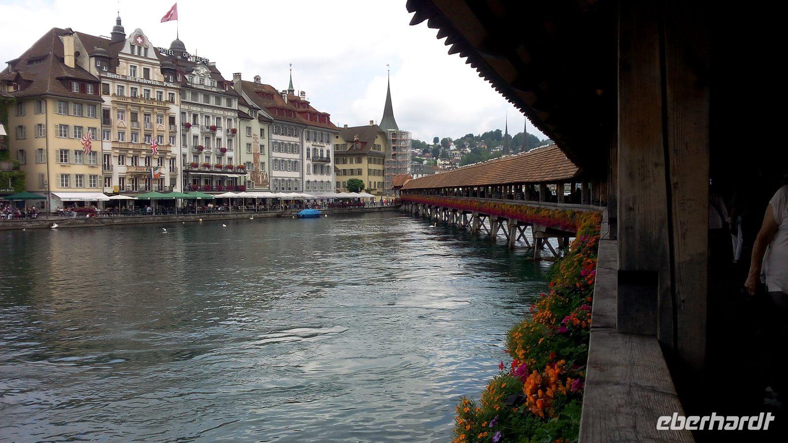 Luzern, Stadtführung mit Susy ,Kapellbrücke
