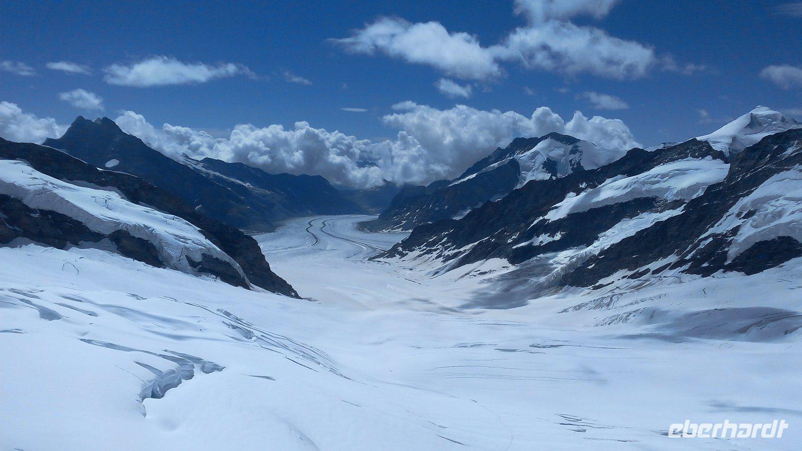 Fahrt zum Jungfraujoch, Aletschgletscher