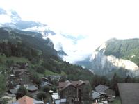 Wengen Blick ins Lauterbrunnental