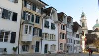 124 Solothurn - Stadtführung - In der Altstadt - Blick zur Kathedrale