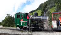 Fahrt auf das Brienzer Rothorn (Station Planalp)