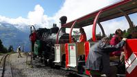Fahrt auf das Brienzer Rothorn (Station Planalp)