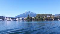 Dampfschiff-Fahrt auf dem Vierwaldstättersee (Blick auf den Pilatus)