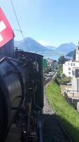 Fahrt mit der Rigi-Dampfbahn