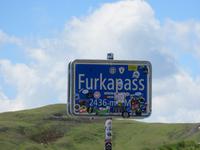 134 Fahrt auf den Furka-Pass - auf dem Pass