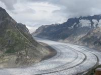 177 Auf dem Bettmerhorn - Blick zum Aletschgletscher