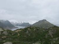 204  Moosfluh - Blick zum Aletschgletscher und zum Bettmerhorn