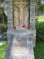 243 Zermatt -Denkmal für Bergführer Taugwalder Vater und Sohn