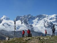 262 Rothorn - Blick zur Monte Rosa Gruppe