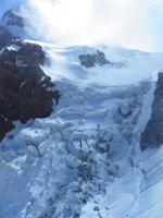 325 Fahrt zum Kleinen Matterhorn - Blick über den Gletscher