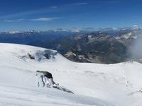 329 Auf dem Kleinen Matterhorn - Blick nach Italien
