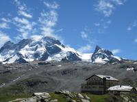 364 Fahrt zurück vom Kleinen Matterhorn - Schwarzsee und Blick zum Kleinen Matterhorn