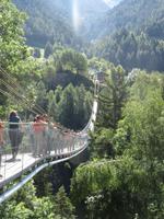 415 Fahrt nach Interlaken -Stopp an der Hängebrücke Fürgangen-Mühlebach