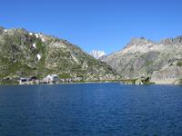 435 Fahrt nach Interlaken - Grimselpass -Blick zum Grimselsee