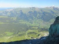 446 Fahrt auf das Jungfraujoch - Blick aus der Eigerwand nach Grindelwald