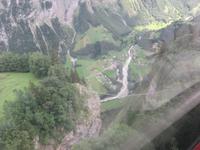 541 Ausflug zum Schilthorn - Blick ins Lauterbrunnental zur Hängebrücke