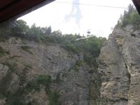 544 Ausflug zum Schilthorn - Blick ins Lauterbrunnental zur Hängebrücke