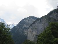 548 Ausflug zum Schilthorn - Blick ins Lauterbrunnental Seilbahn nach Gimmelwald