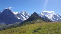 auf dem Männlichen... (Blick auf Eiger, Mönch und Jungfrau)