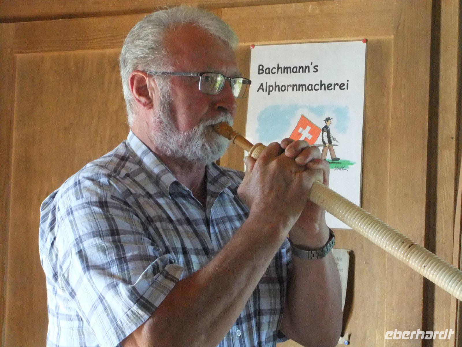 Natürlich gibt es auch eine musikalische Kostprobe