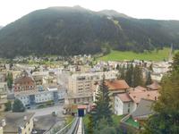 Blick auf Davos