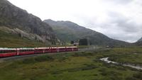 Fahrt mit dem Bernina-Express
