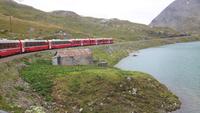 Fahrt mit dem Bernina-Express