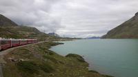 Fahrt mit dem Bernina-Express