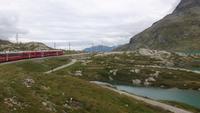 Fahrt mit dem Bernina-Express