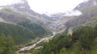 Fahrt mit dem Bernina-Express (Palü-Gletscher)