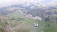 Fahrt mit der Säntis-Schwebebahn zur Schwägalp