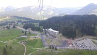 Fahrt mit der Säntis-Schwebebahn zur Schwägalp